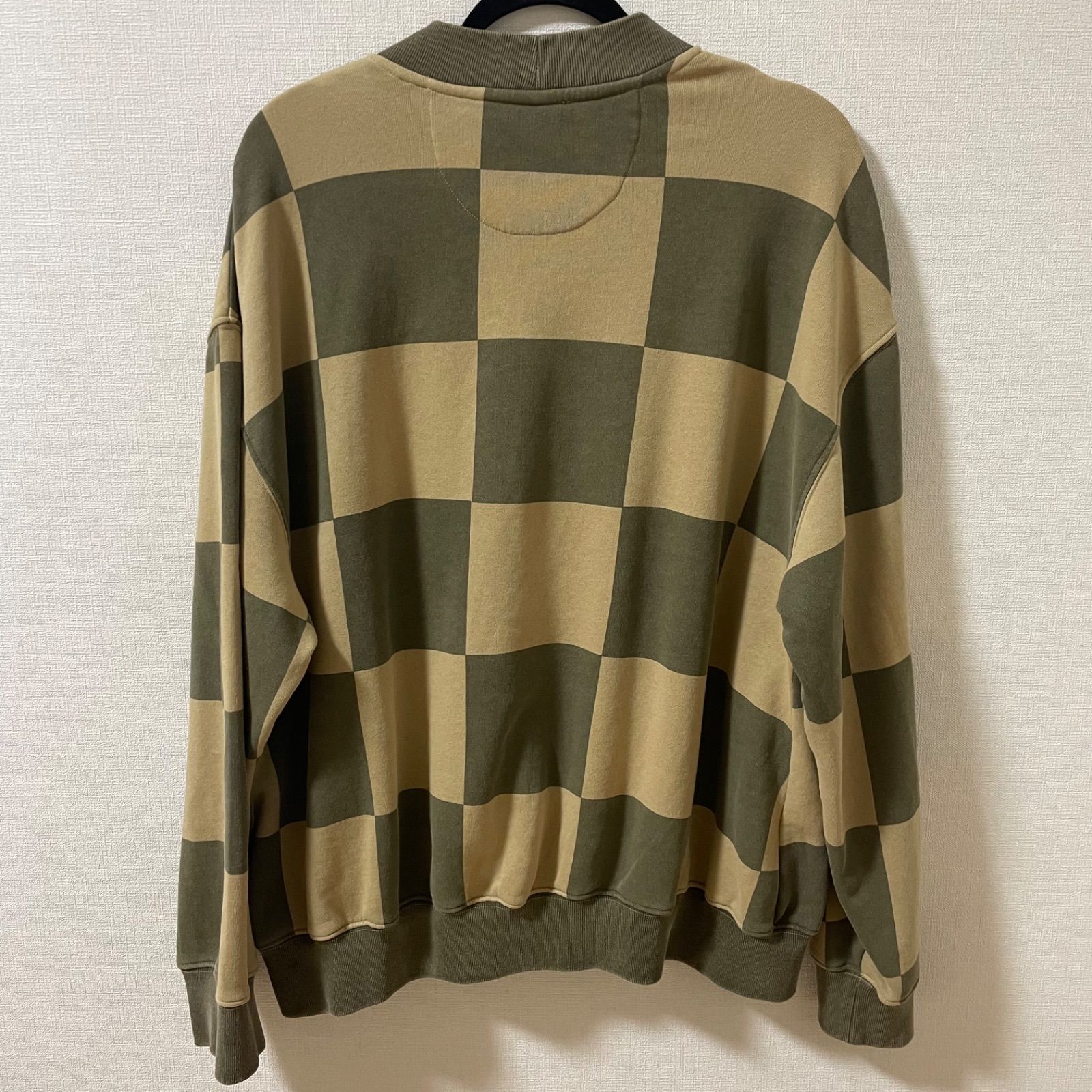 トップス stussy / Blur Checker Fleece Mock Neck 12-7-21-Stussy-Checker-Crew-