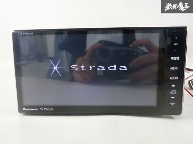 パナソニックCN-R500WD PANASONIC Bluetooth SD 動作OK☆保証付!!】パナソニック Panasonic ストラーダ CN