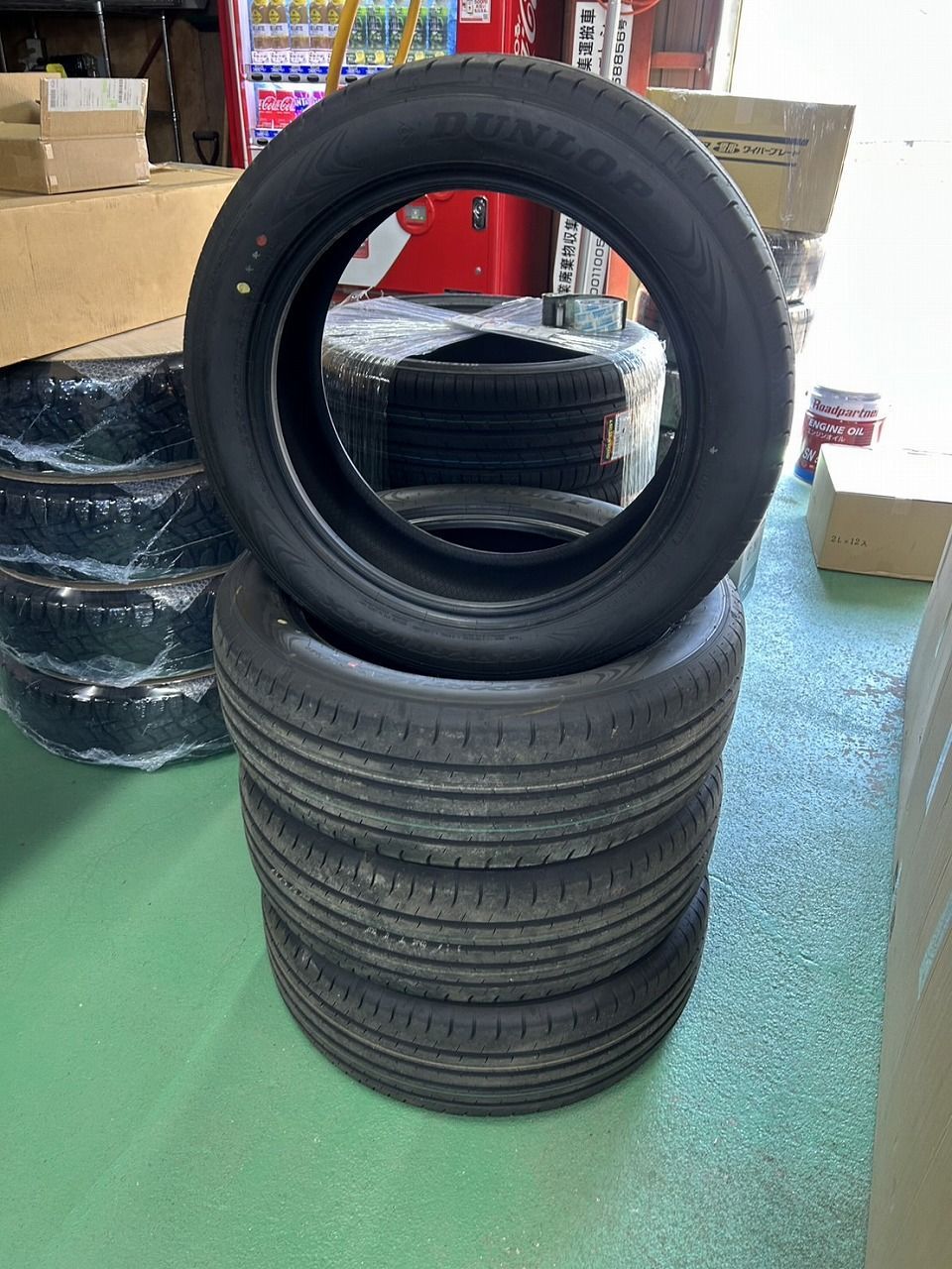 新車外し!25年製!☆225/55R19ダンロップ SPスポーツマックス060