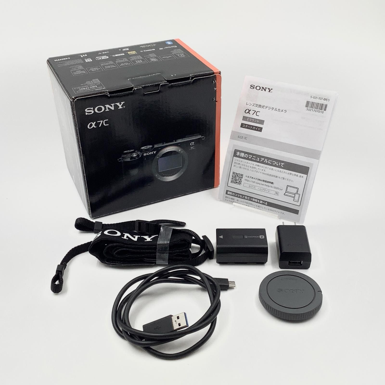 Sony デジタル一眼 α7C ILCE-7C ボディ ブラック 美品 動作確認済