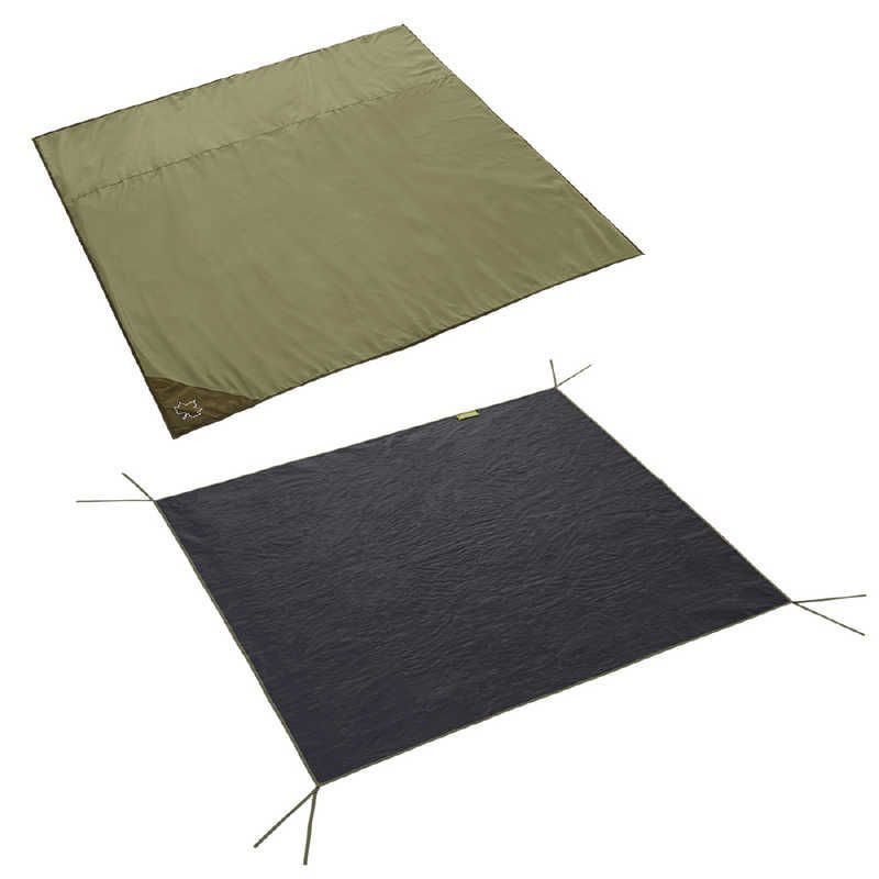 テントとテントの中に敷く養生シート テントとテントの中に敷く養生