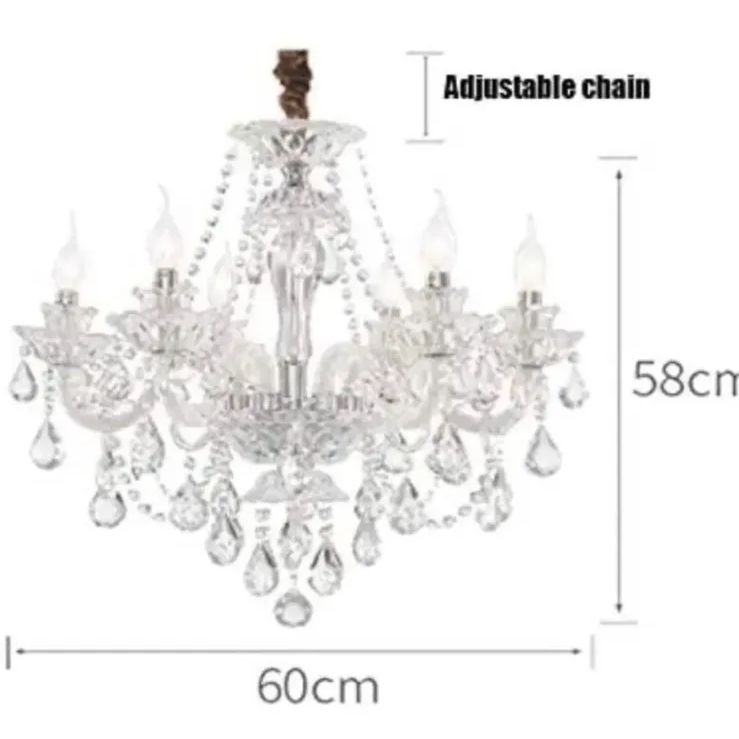 三色照明モードLED電球は付き クリスタルガラス 豪華 クリスタルガラス