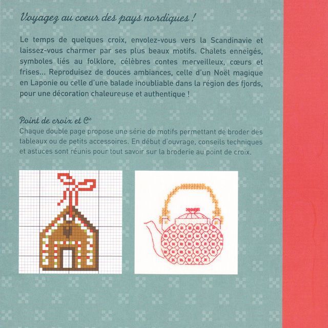 洋書 クロスステッチ図案集  Veronique  Enginer クロスステッチ洋書 Veronique Enginger スカンジナビア - メルカリ