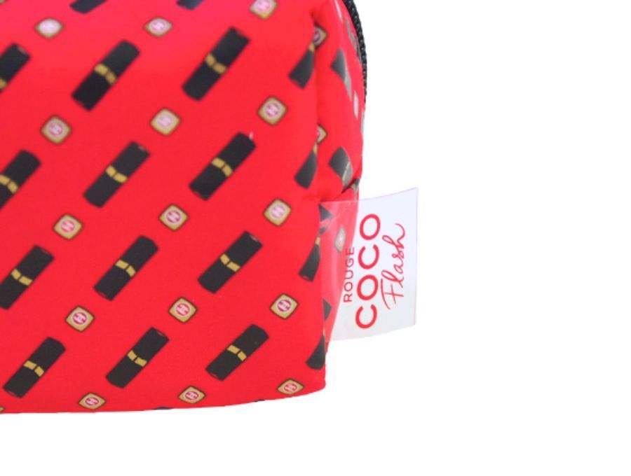 シャネル ノベルティ スクエアポーチ ルージュ ココ フラッシュ リップ