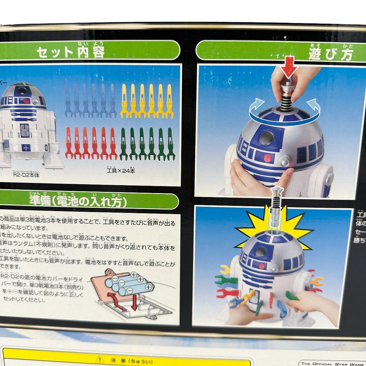 未使用品】TOMY トミー STARWARS スターウォーズ R2 D2 おしゃべり危機