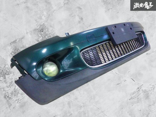 【破損無！】 MINI ミニ 純正 R56 ミニクーパー フロント バンパー 外装 フォグライト 付 166149 10 緑色系 即納 在庫有 棚2F-F-1