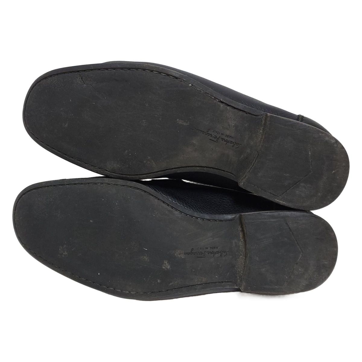 値下げ　Salvatore Ferragamo 黒ローファー FERRAGAMO/SalvatoreFerragamo(サルバトーレフェラガモ