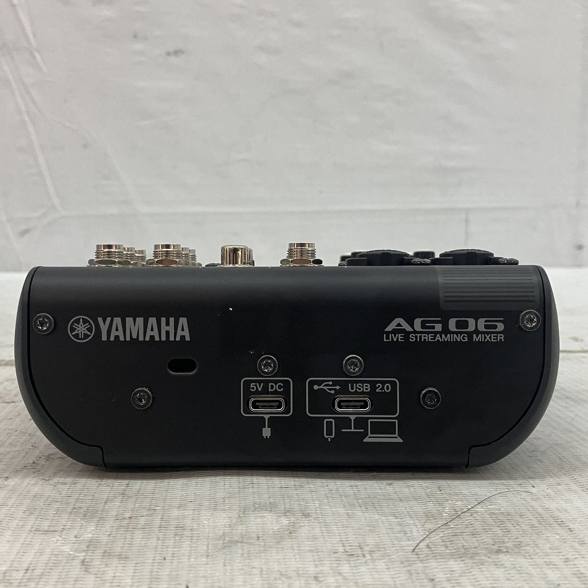 ［新品未使用］YAMAHA AG06 MK2 ライブストリーミングミキサー ヤマハ YAMAHA AG06 MK2 W 6チャンネル ライブストリーミング