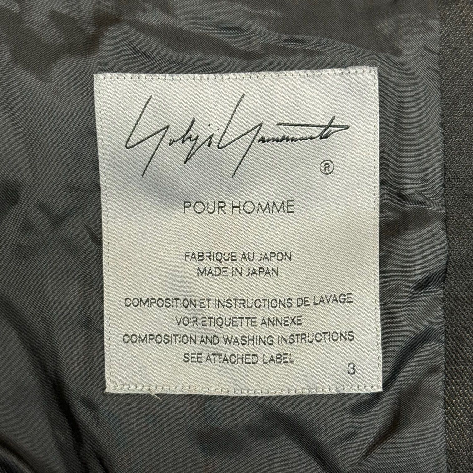 定価387200円 Yohji Yamamoto POUR HOMME 23AW ダブルレイヤード