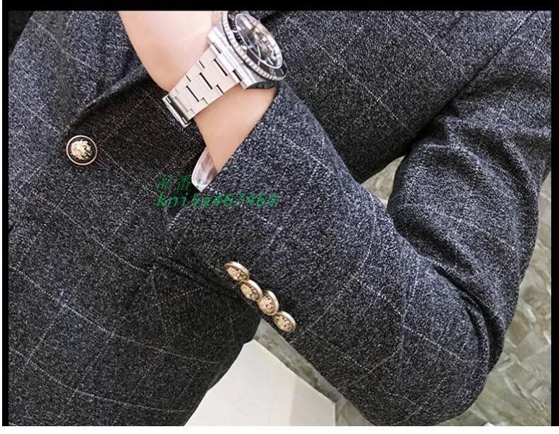 メンズスーツ スーツ スリム ストレッチ フォーマル 1つボタン 3XL 2XL S グレー ワインレッド ビジネススーツ M XL L 3点セット kni5a467464 WWW_KANDAIZUMI_COM