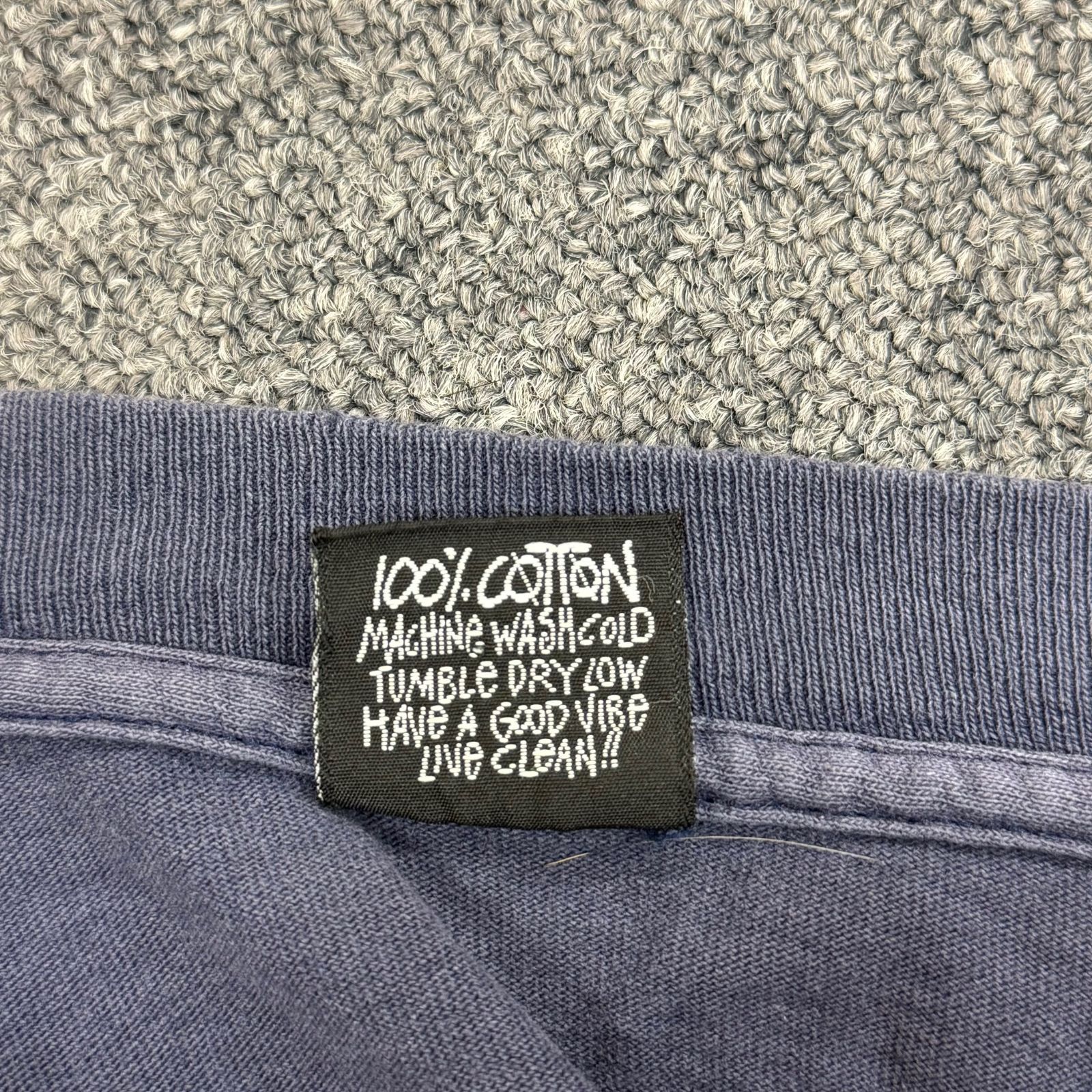 STUSSY STUSSY COOKIN Tee 90s ヴィンテージ クルーネック プリント T