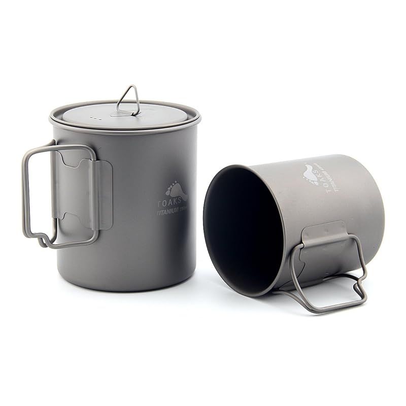 特価商品】TOAKS超軽量チタンカップポータブルチタンウォーターマグ