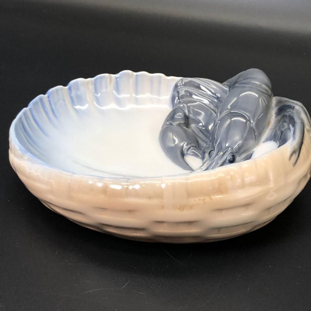 ロイヤルコペンハーゲン 1960年代 ロブスターデッシュ　アール・ヌーヴォー ロイヤルコペンハーゲン 1960年代 ロブスターデッシュ アール