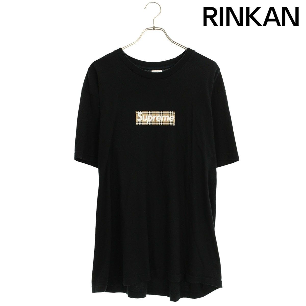 即発【Burberry】 ボックスロゴ プリント 半袖 Tシャツ Supreme®/Burberry® Box Logo Tee | Supreme 22ss