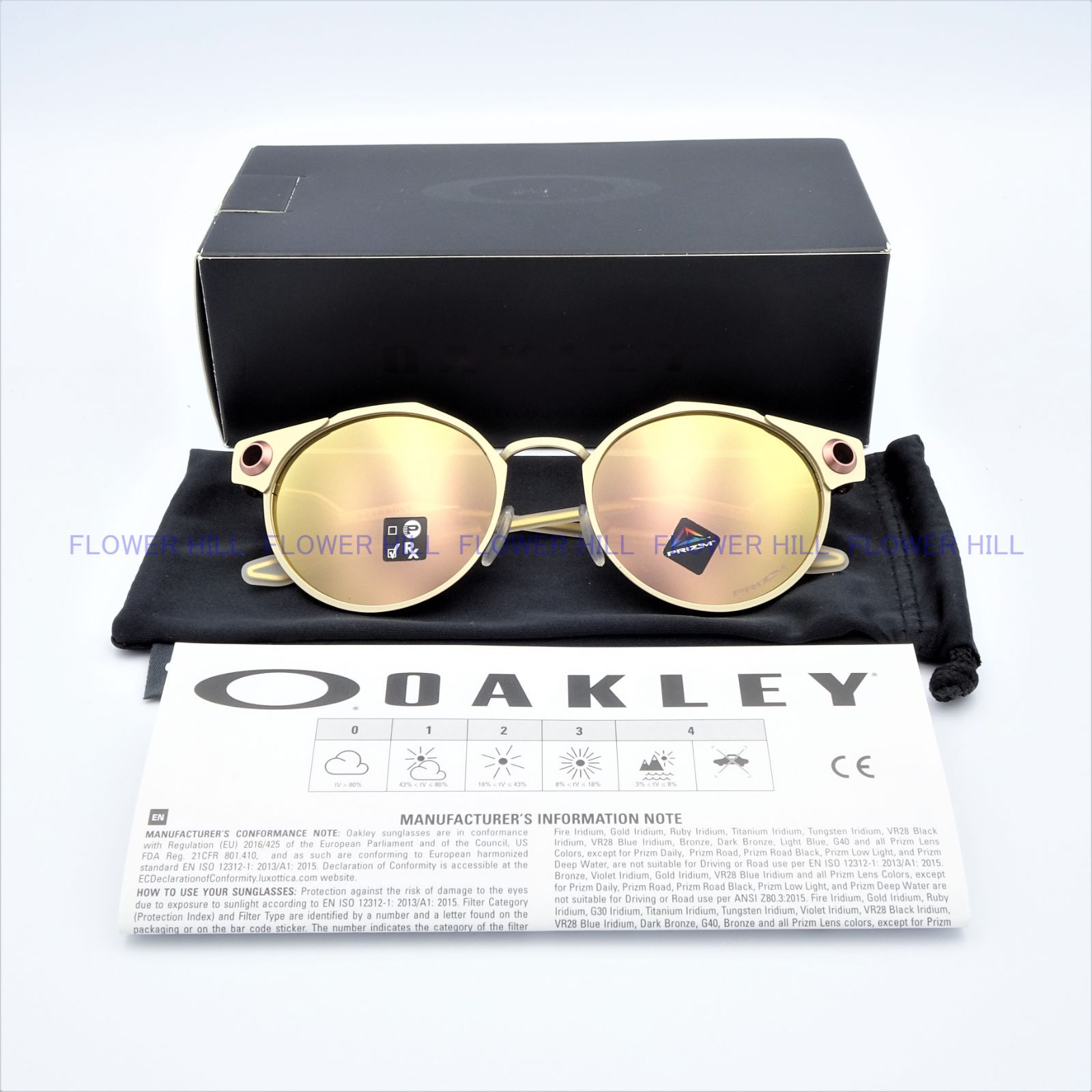 OAKLEY オークリー サングラス DEADBOLT / デッドボルト PRIZM ROSE GOLD / SATIN LIGHT GOLD  チタンフレーム OO6046-0650 メンズ レディース 希少モデル - メルカリ