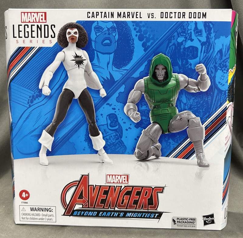 HASBRO (ACTION FIGURE) AVENGERS / BEYOND EARTHS MIGHTIEST CAPTAIN MARVEL VS DOCTOR DOOM 6インチ