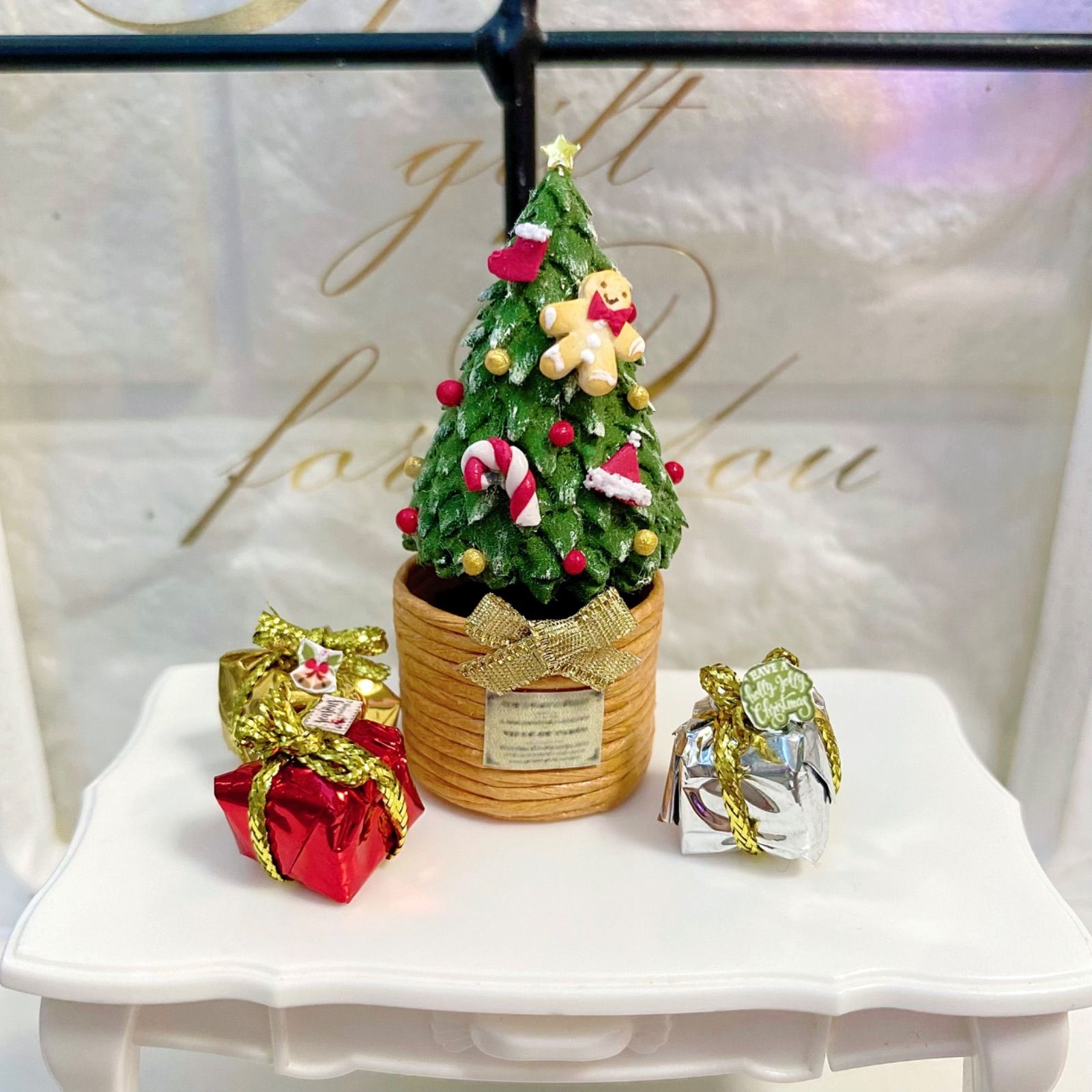 420 ミニチュア クリスマス ＊クリスマスツリー② - メルカリ 