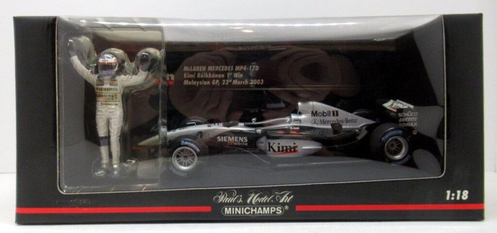 Paul s Model Art 1|18MINICHAMPS|MCLAREN COLLECTION 530 031826 McLaren Mercedes MP4-17D K.Raikkonen 1st Win Malaysian GP