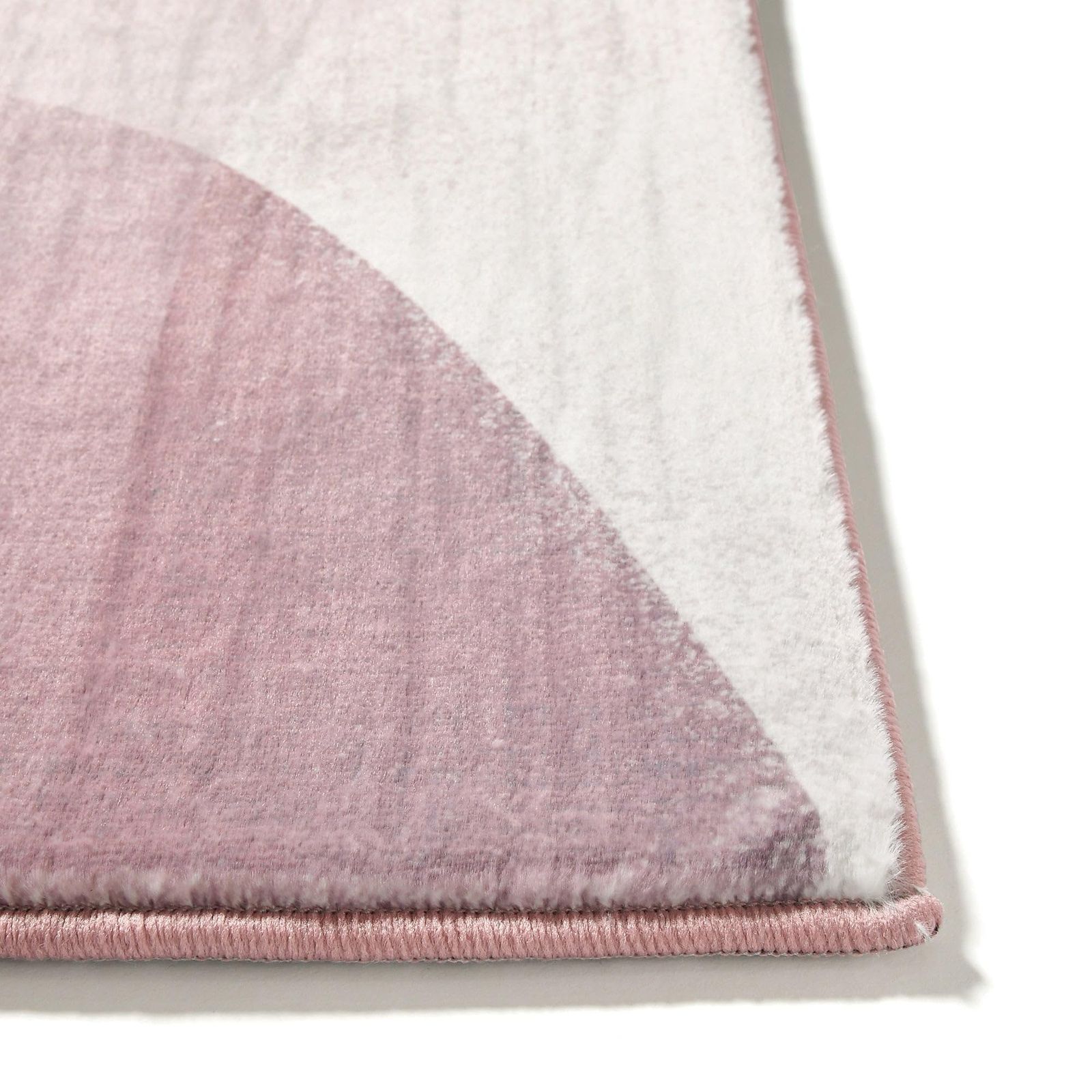 Francfranc フランフラン リッチファープリントラグ リズムアート S 140×100cm オレンジ