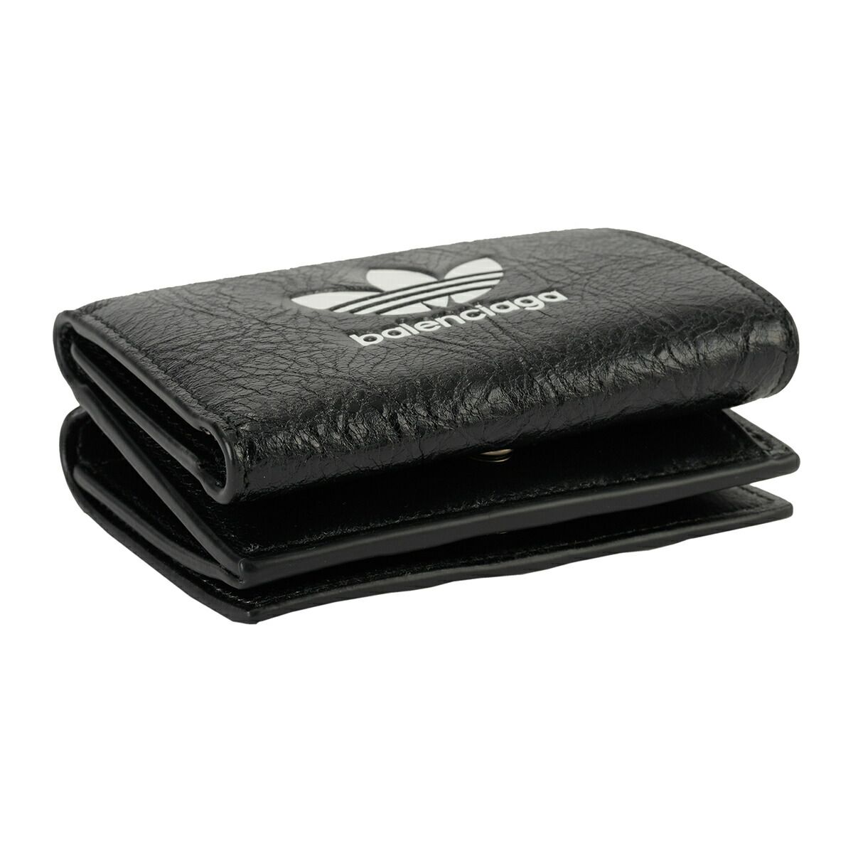  バレンシアガ 3つ折り財布 アディダス ブラック 三つ折り財布 折り財布
