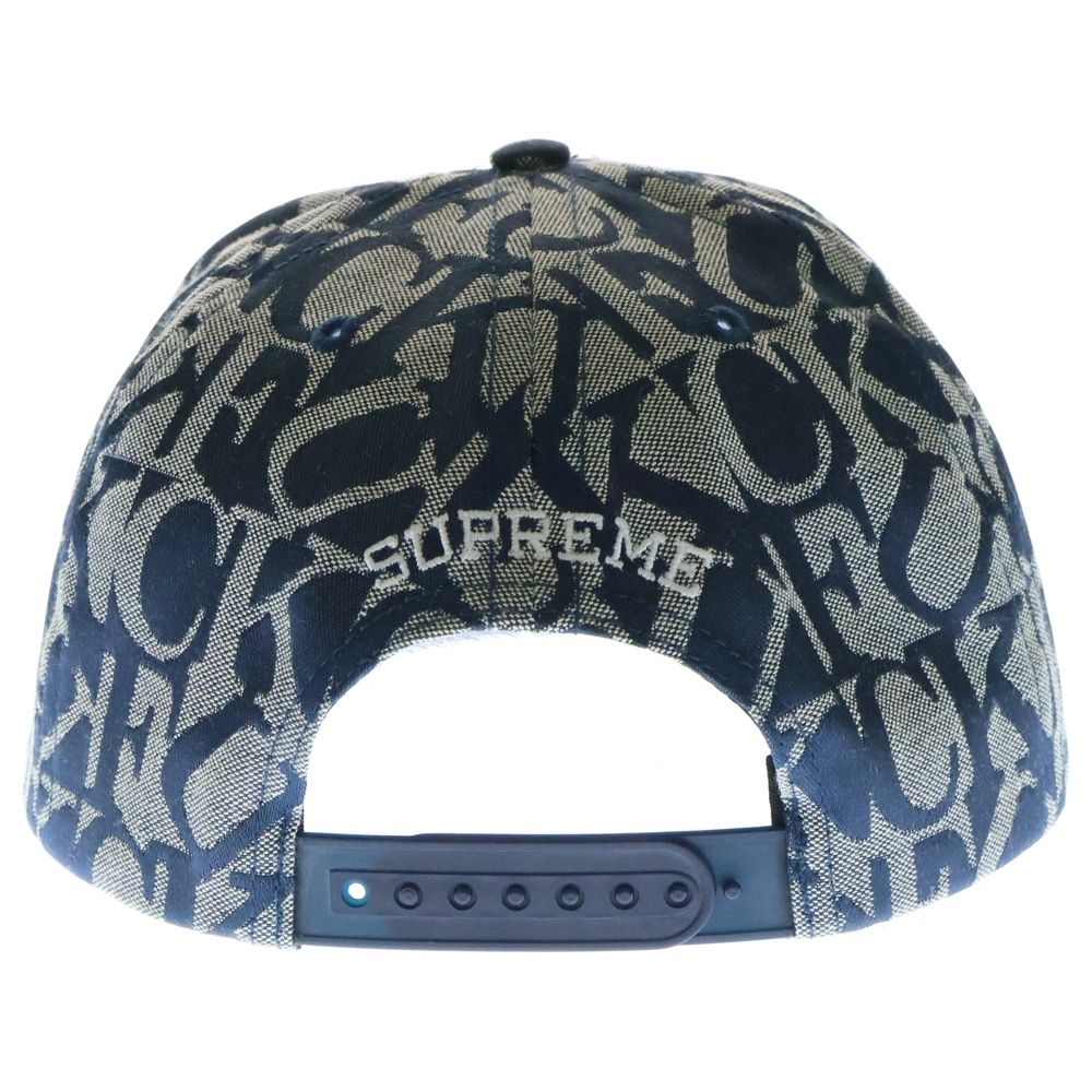 SUPREME 17AW Fuck Jacquard ロゴキャップ SUPREME (シュプリーム) 17AW Fuck Jacquard 5-Panel Cap