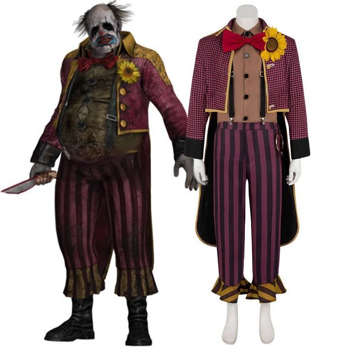 クラウン ハロウィン コスプレ コスプレ服 ゲーム Dead by Daylight デッドバイデイライト 仮面なし