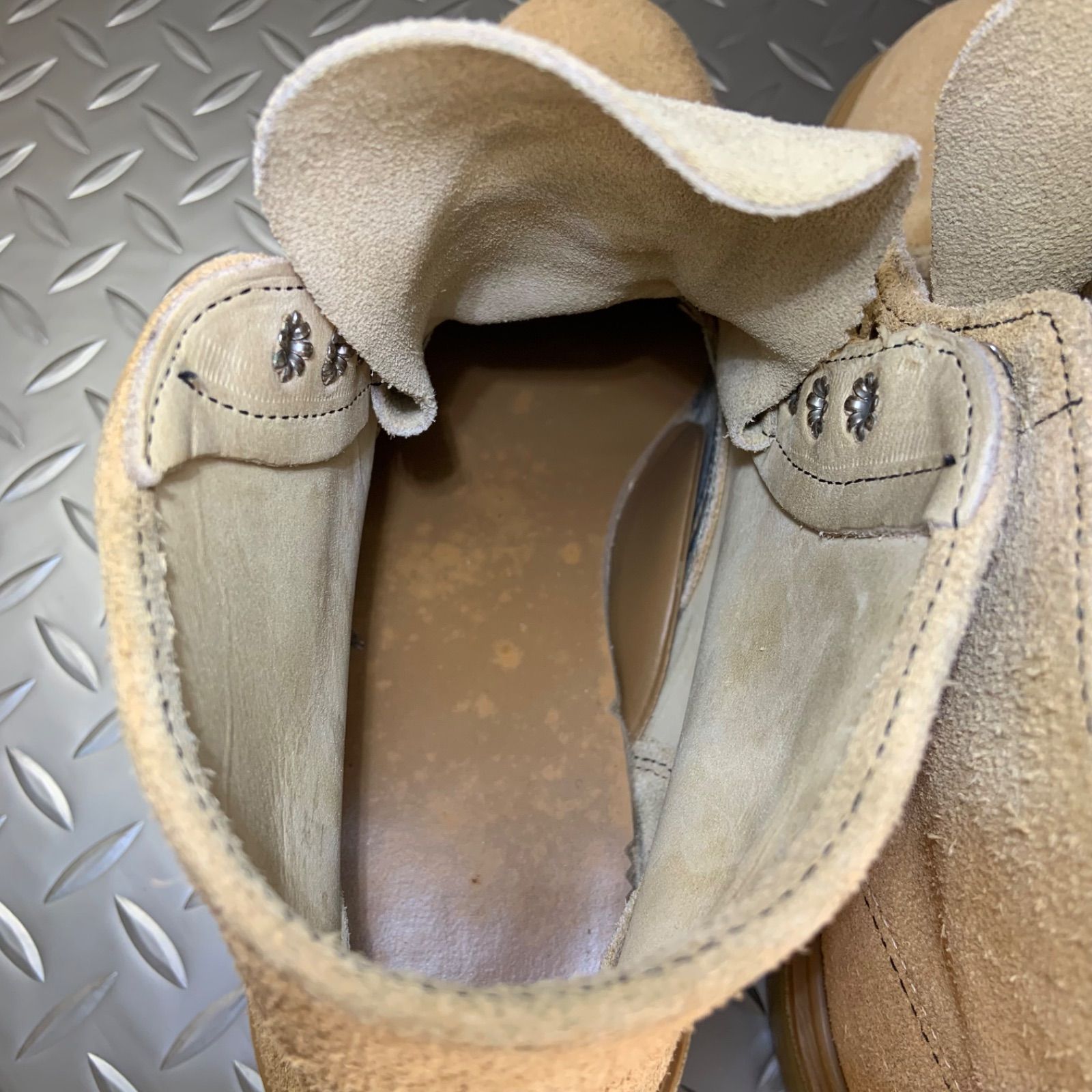 ☆REDWING 8128 刺繡羽タグ スーパーソール ラウンドトゥワークブーツ