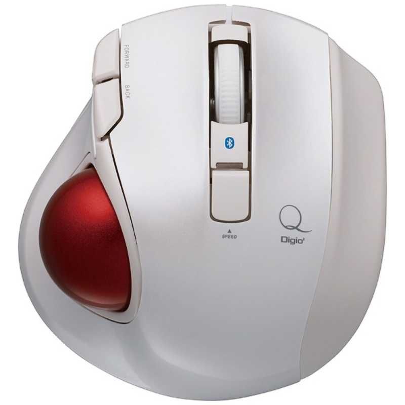 【 新品 未開封 】   ナカバヤシ ワイヤレスレーザートラックボール 静音・コンパクトモデル（５ボタン・ホワイト） MUS-TBLF134W 未使用 送料無料