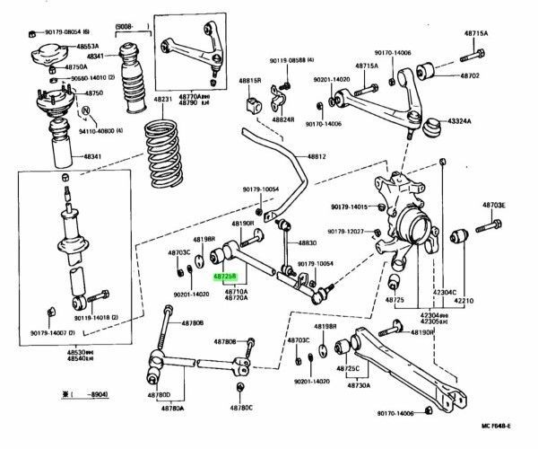 カズ出品 スープラ リヤサスペンションアーム ブシュ NO.1 Bush Rear Suspension