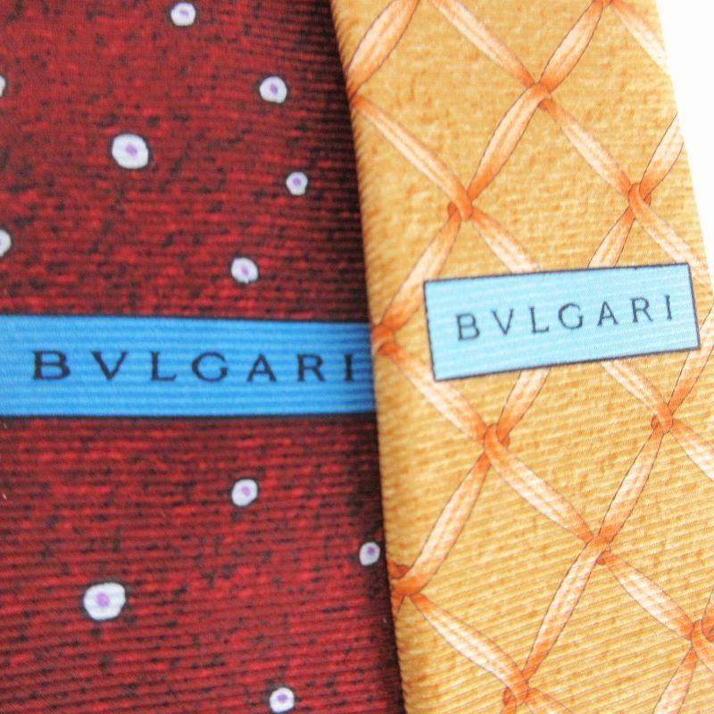 BVLGARI ブルガリ ネクタイ　美品　2本セット 中古・古着通販】BVLGARI (ブルガリ) ネクタイ スカイブルー
