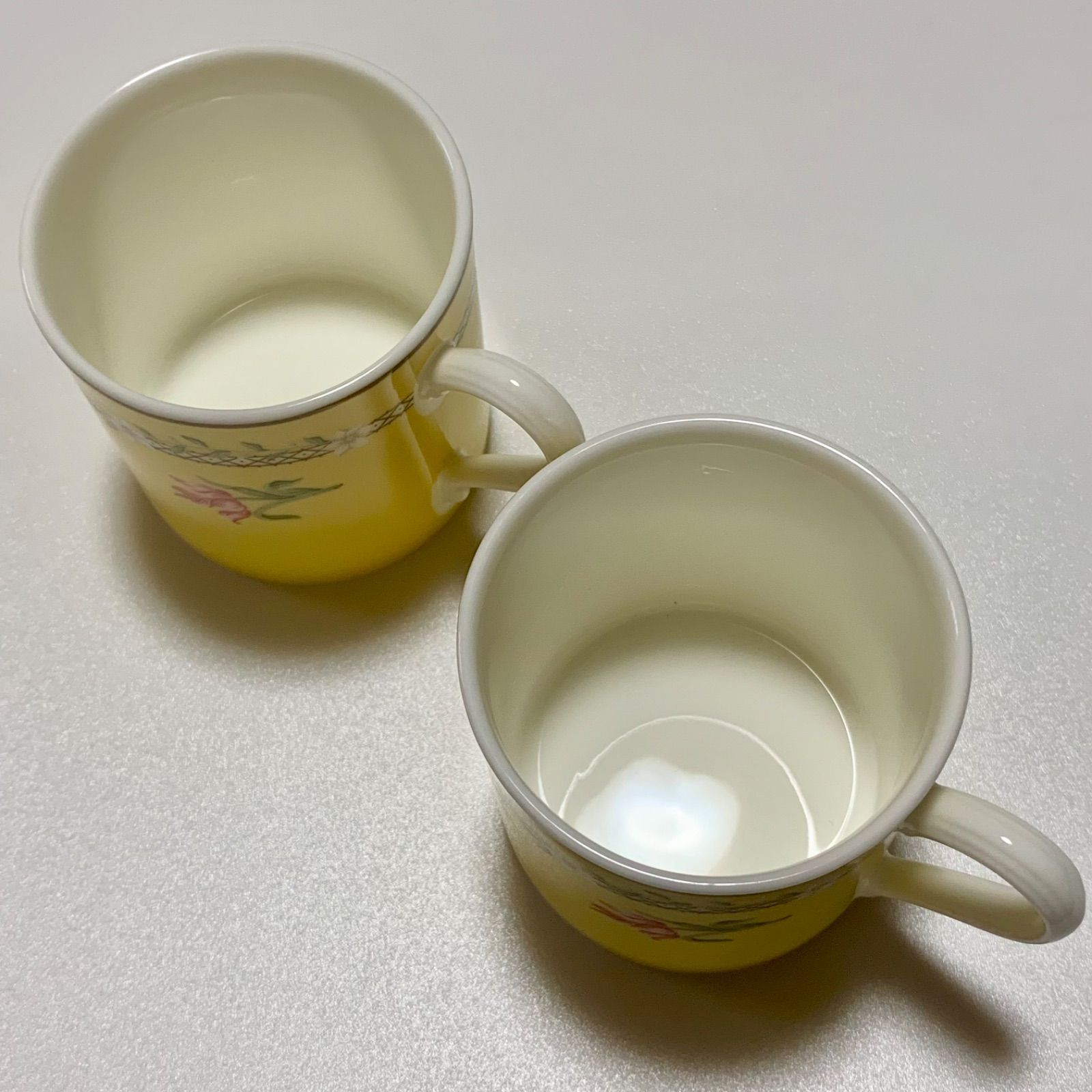 値下げ！美品 Tiffany&Co. ティファニー ピンクチューリップ デミタス 