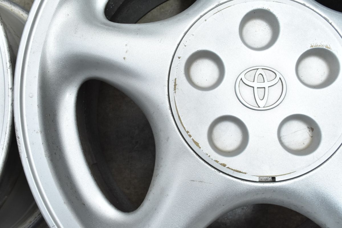 トヨタ80系スープラ純正16インチアルミホイールのみ4本 16x8j+50 16x9j