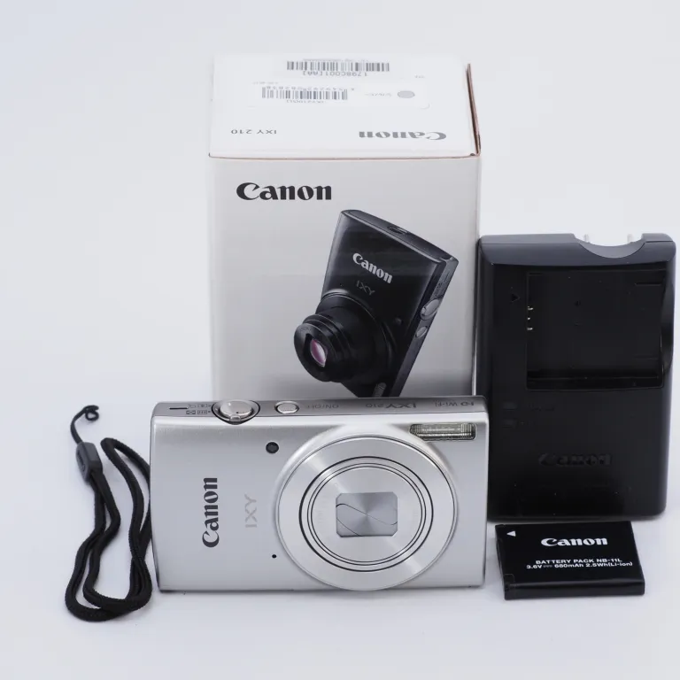 Canon キヤノン コンパクトデジタルカメラ IXY 210 シルバー|mercari