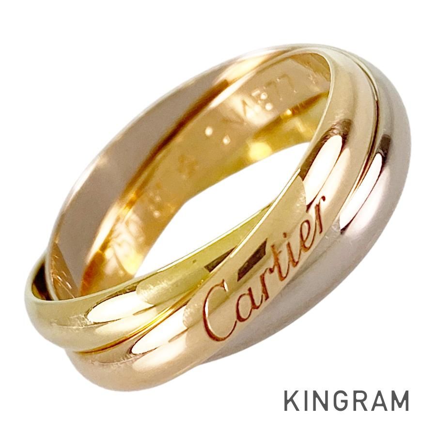 カルティエ Cartier トリニティ SM B4086151 K18YG 11号(51) リング  
