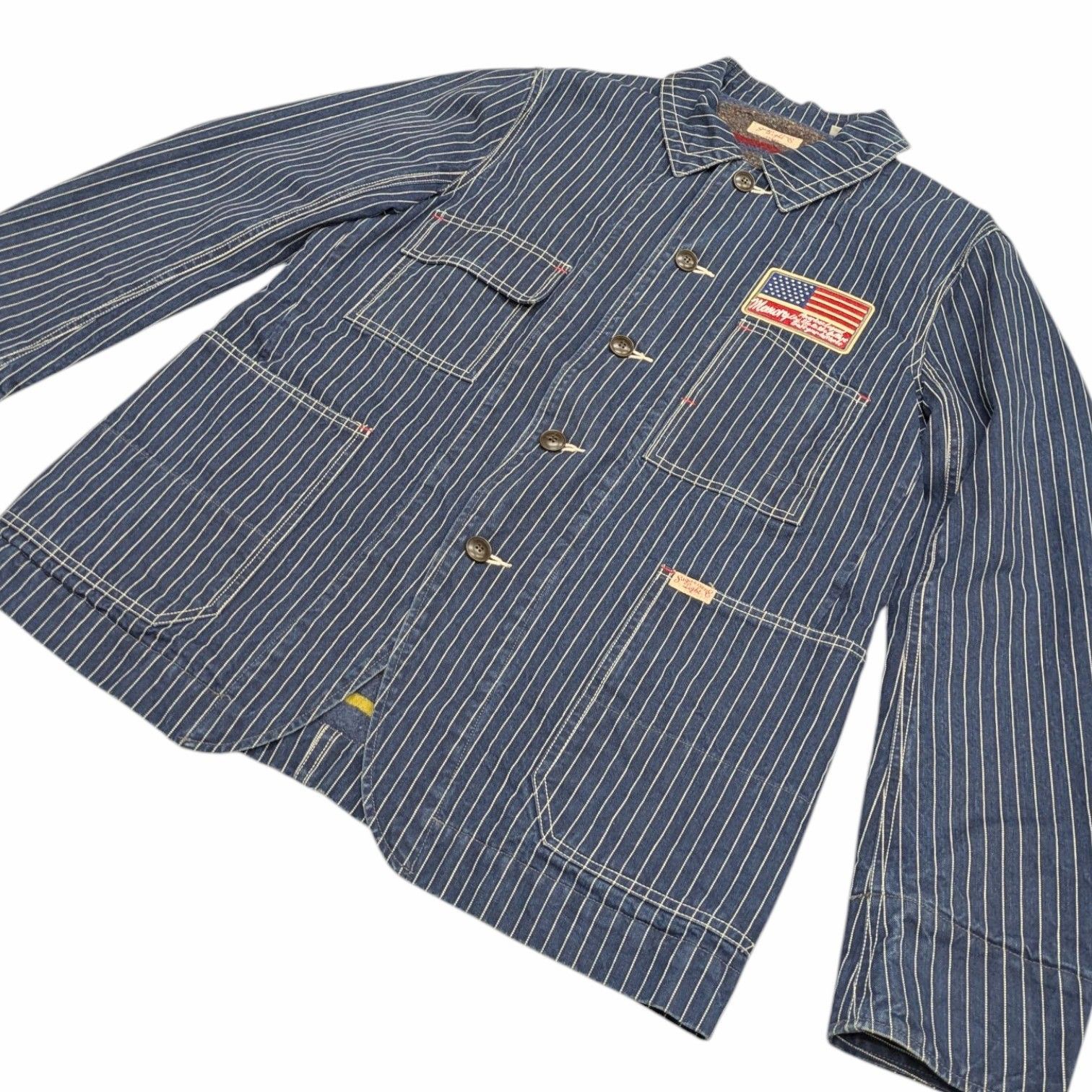 SUGAR CANE シュガーケーン SC13444 PINSTRIPE DENIM WORK JACKET