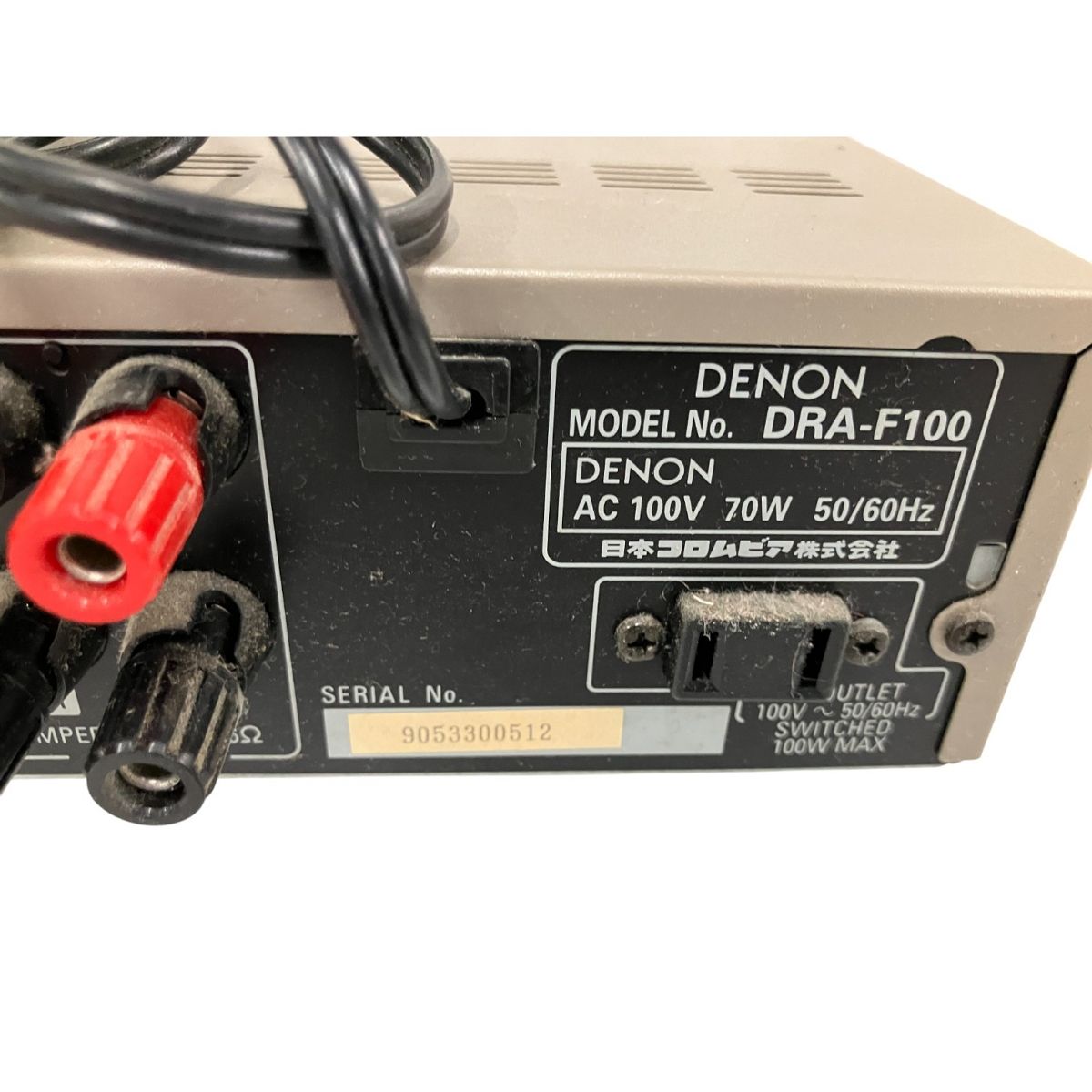 ラジオ・コンポ DENON DMD-F100 DRA-F100 DCD-F100 DENON DMD-F100の仕様 デノン/デンオン