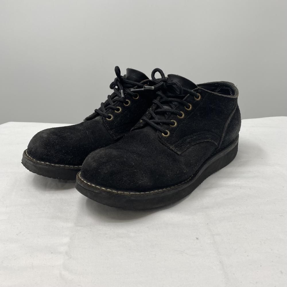 HATHORN ハソーン オックスフォード ブーツ ブラック スウェード