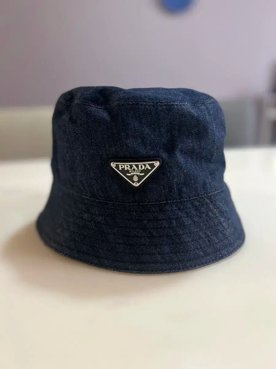 Prada プラダ デニム バケットハット L サイズ