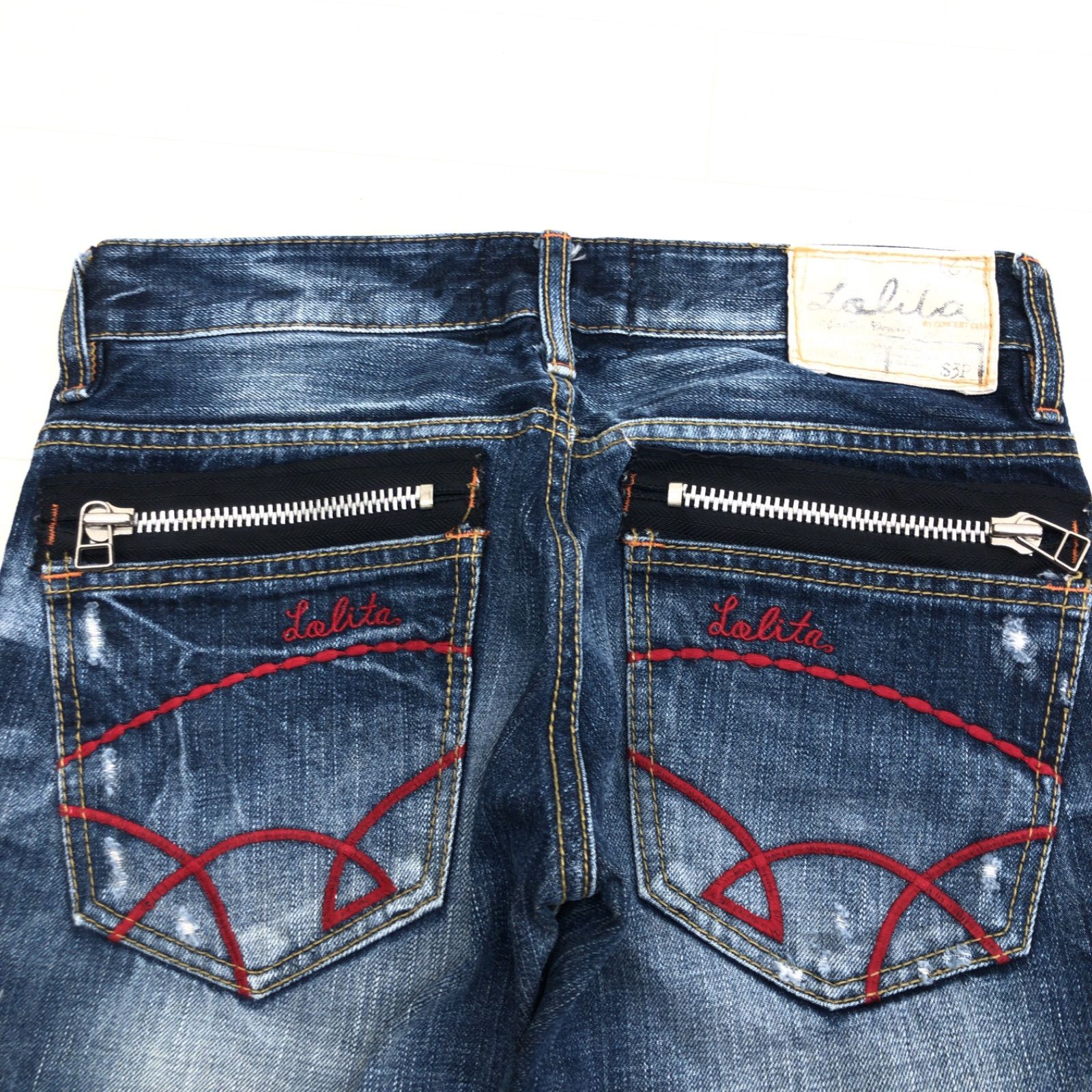 LOLITA JEANS ロリータジーンズ USED加工 ギミック ローライズ