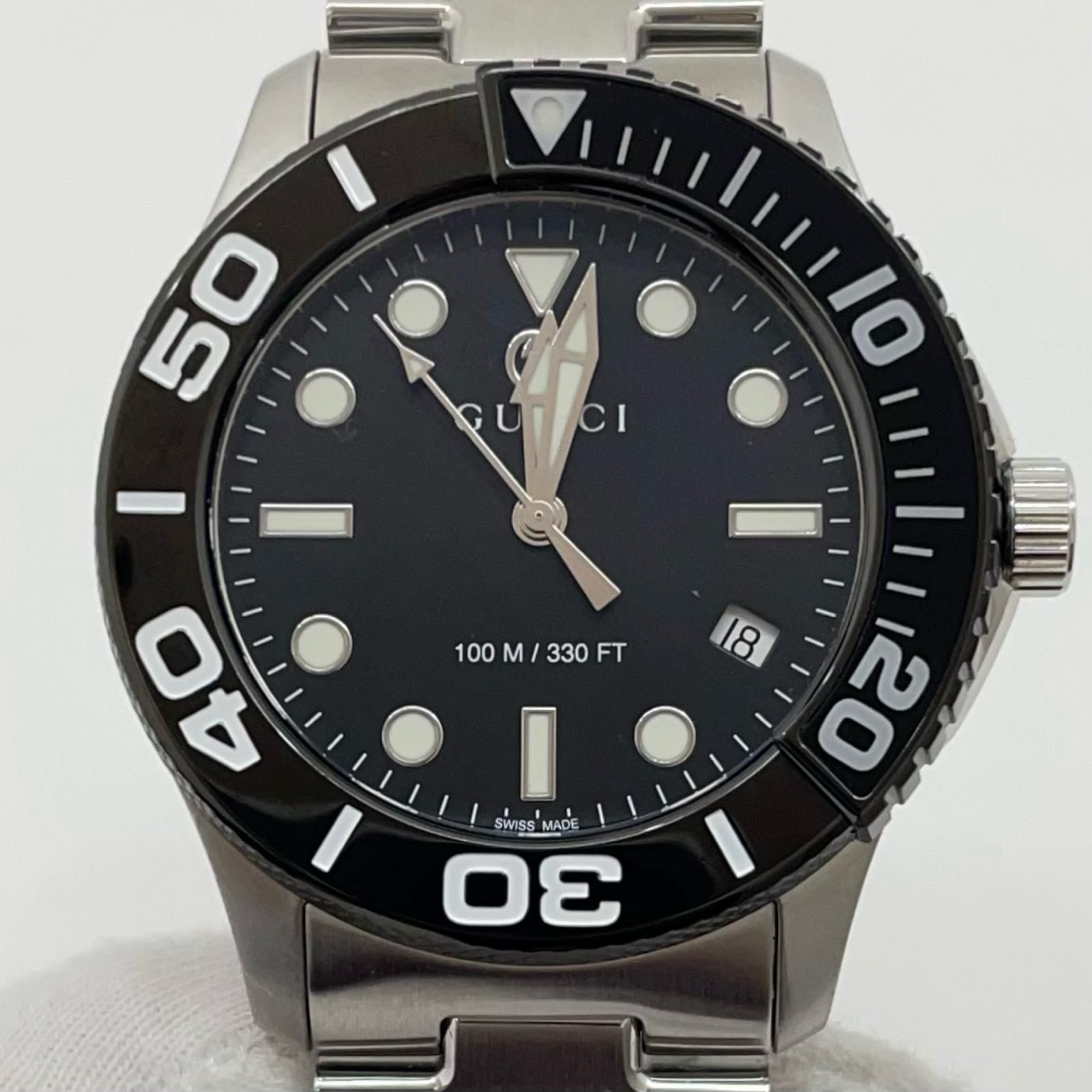 GUCCI | グッチ ダイバー 腕時計 ブラック×シルバー 尾張小牧店