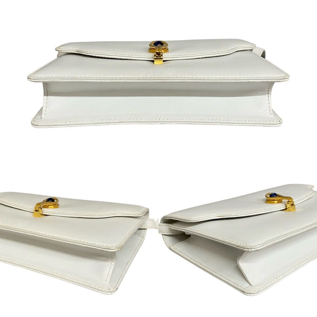 美品 オールドグッチ タイガーアイ レザー ショルダーバッグ＆ポシェット 美品 オールドグッチ タイガーアイ レザー ショルダーバッグ＆ポシェット