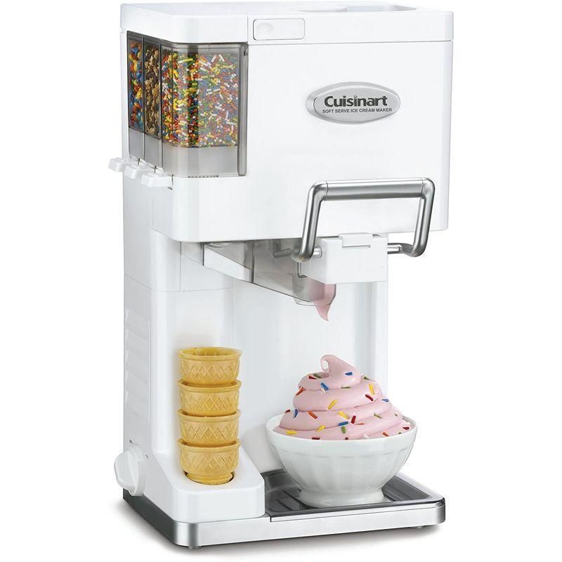 クイジナート ソフトクリームメーカー Cuisinart Ice-45 Mix Ice Cream Maker (ホワイト) 並行輸入品 並 433 
