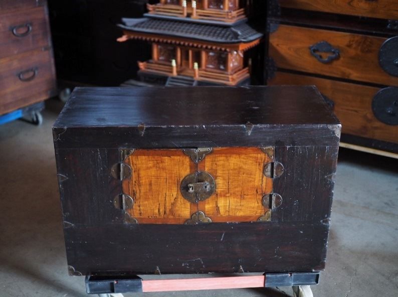 李朝 小型キャビネット 昭和前期 古録展 品番S10476