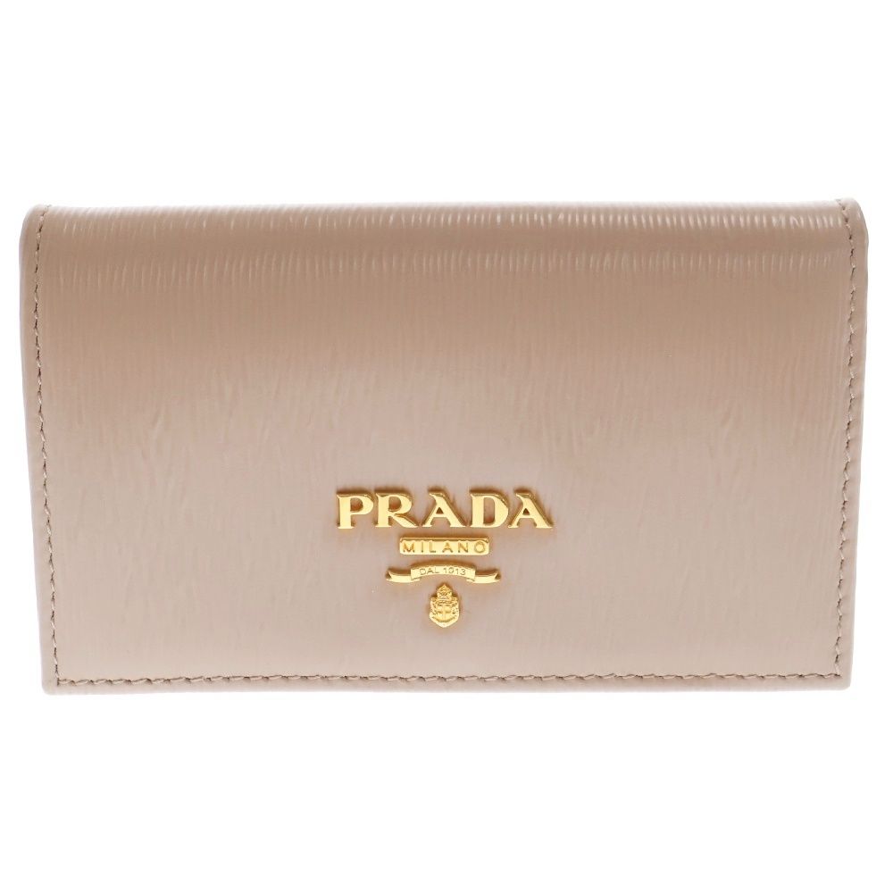 PRADA (プラダ) ヴィッテロ カードケース 名刺入れ ベージュ 1MC122