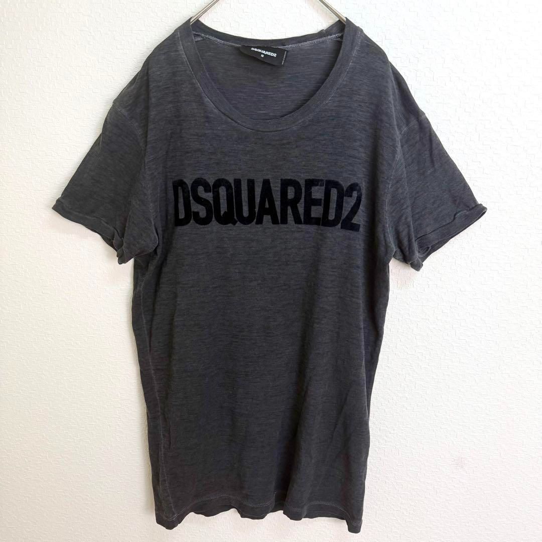 DSQUARED2 ディースクエアード ロゴプリント半袖Tシャツ