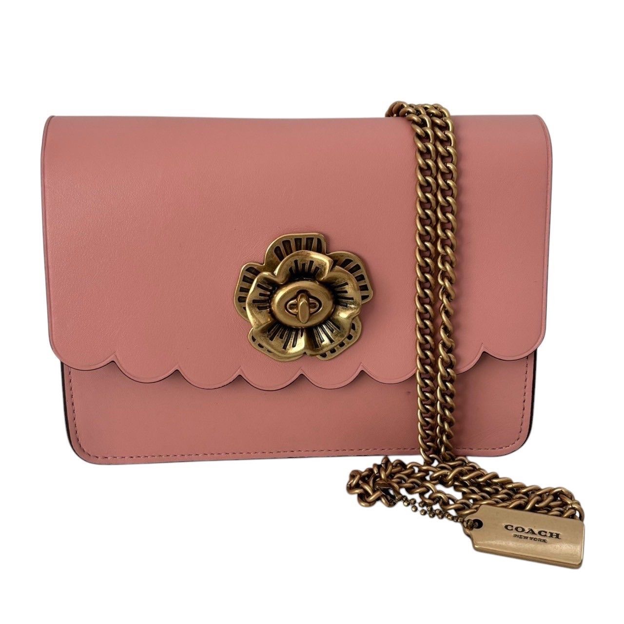 COACH コーチ ショルダーバッグ ピンク バワリー クロスボディ 