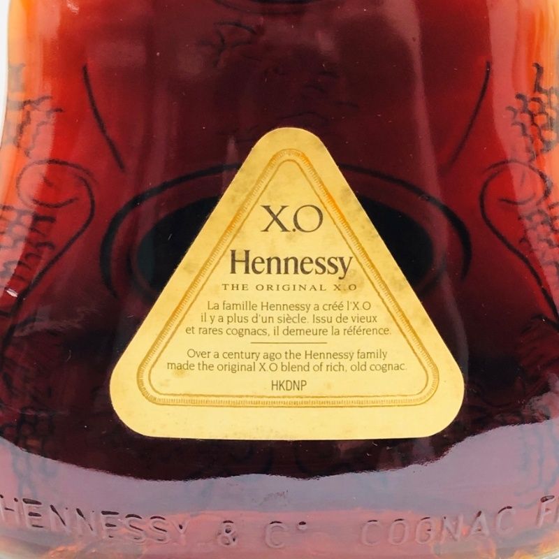 ブランデー Hennessy XO COGNAC 金キャップ クリアボトル 700ml