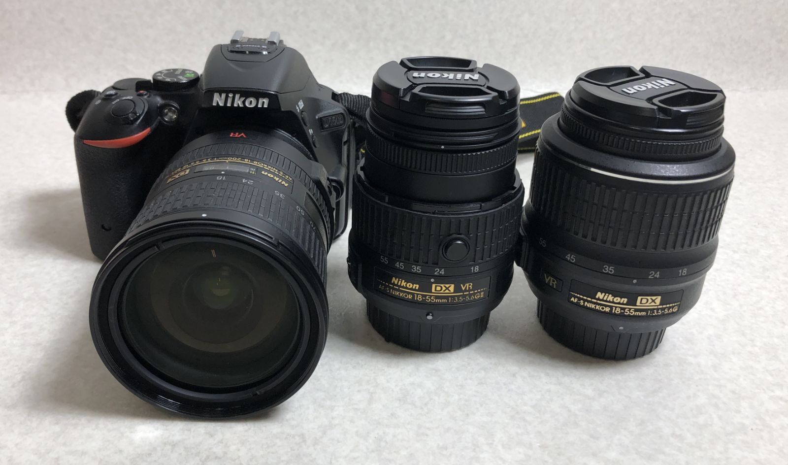Nikon ニコン D5500 ブラック 18-55mm VR II レンズキット シャッター