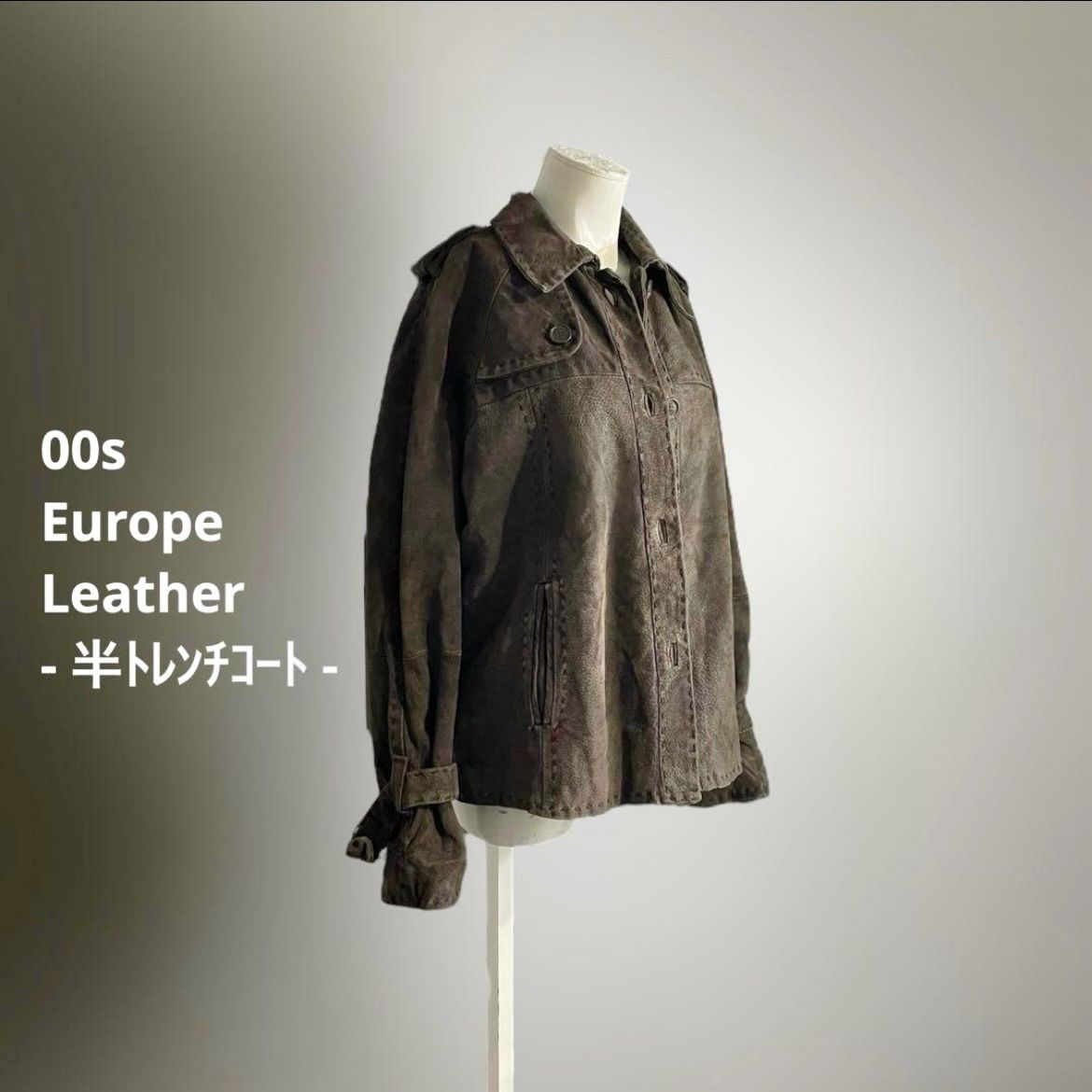 USA 00s ヴィンテージ アメリカ レザージャケット ライダース トレンチ
