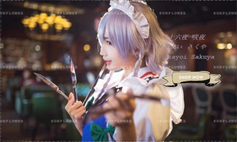 東方Project ウィッグ付き 十六夜咲夜 コスプレ 東方 東方紅魔郷